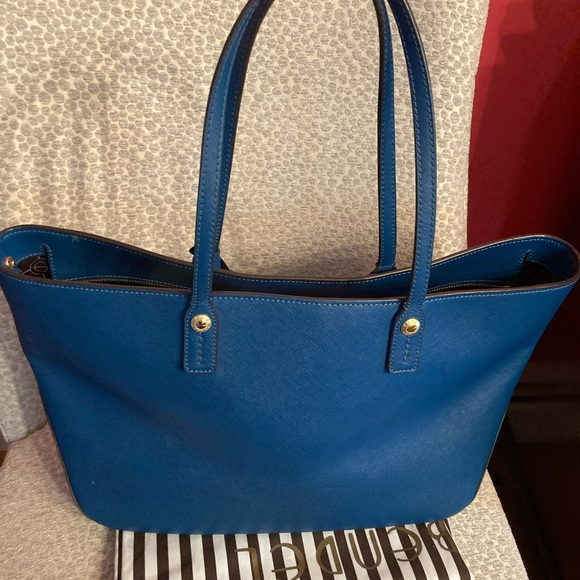 Henri Bendel Teal Tote - Picture 6 of 8